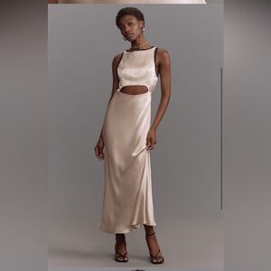 NWT Sleeveless cutout midi dress by Anthropologie
